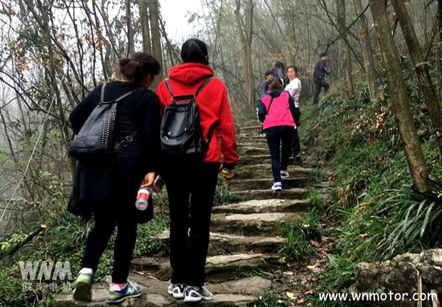 j9数字站电机工会组织女员工登山庆“三八节”